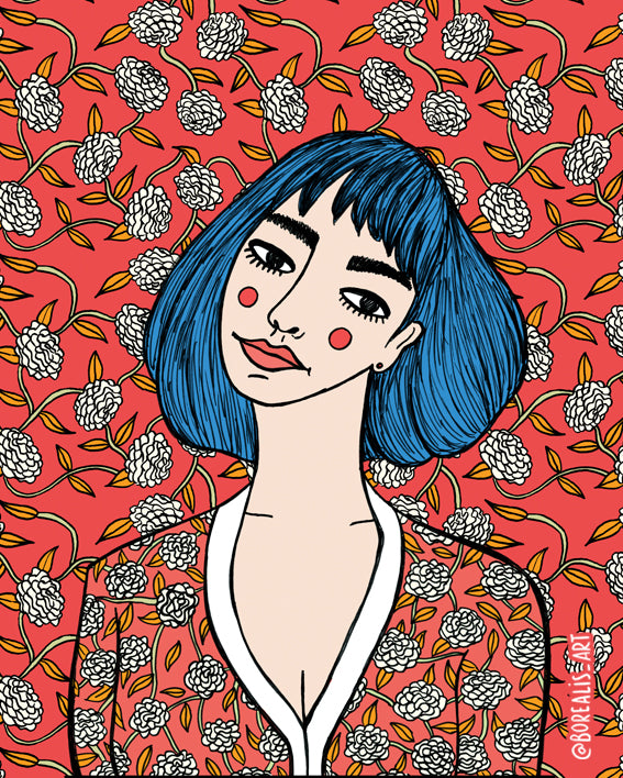 Mujer Azul