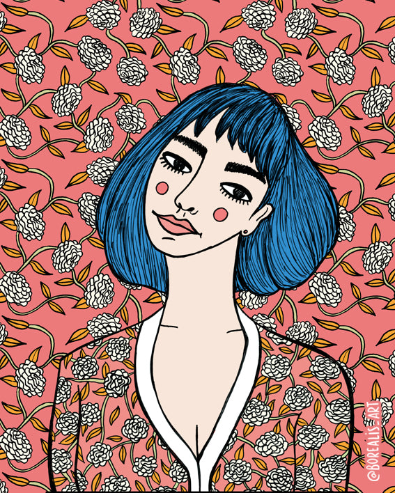 Mujer Azul