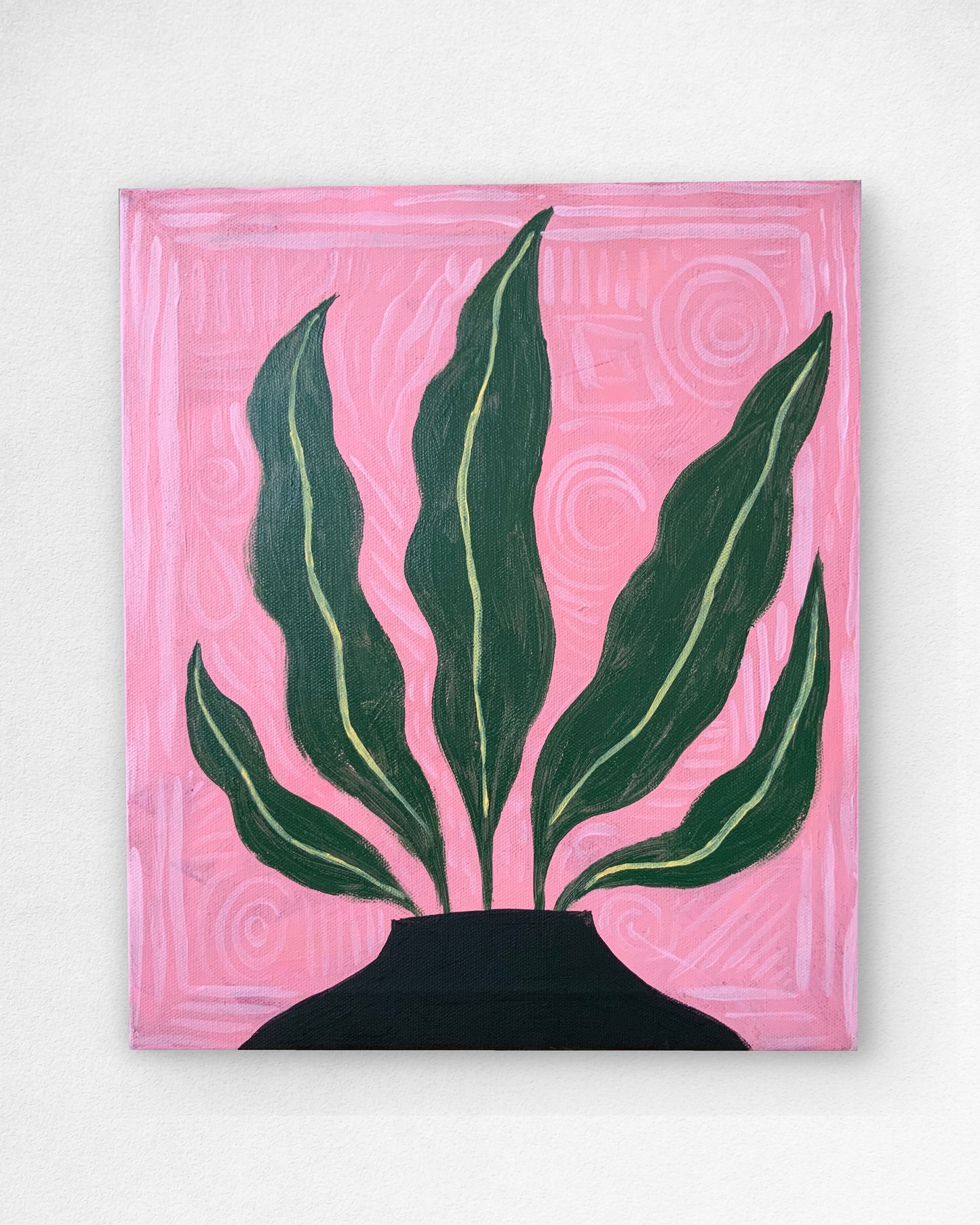 Florecer oscuro en rosa